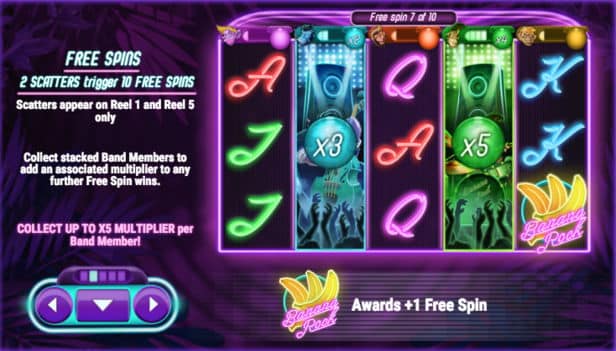 Бесплатные вращения Banana Rock Фри спины в Банана Рок